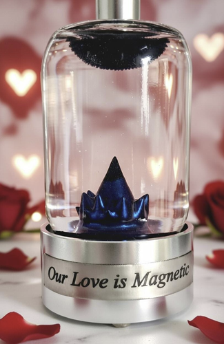 Valentine's Day personalized engraved Ferrofluid Display