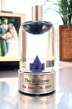 6 Year Wedding Anniversary Gift, IRON, engraved personalized ferrofluid display