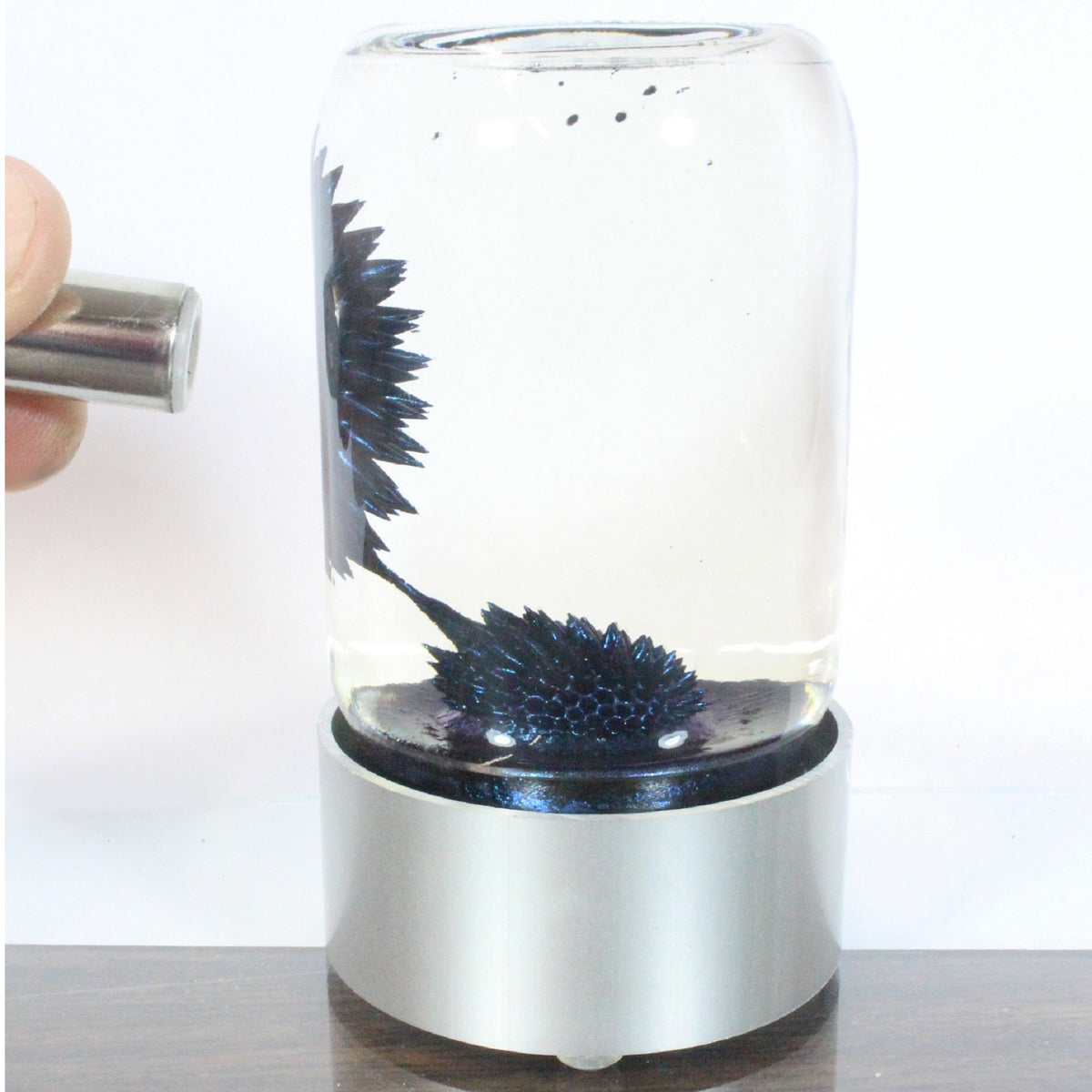 SPIKE ferrofluid display (Blue ferrofluid)